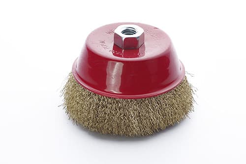 Щітка чаша латунна дріт 125мм (КШМ) APRO