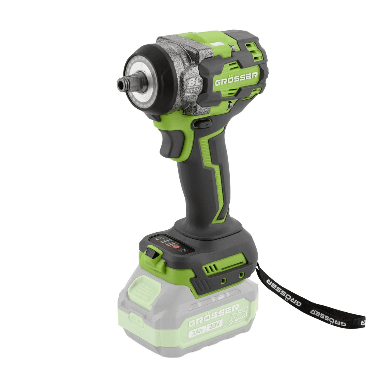 Акумуляторний гайковерт Grosser GTW 500(каркас)