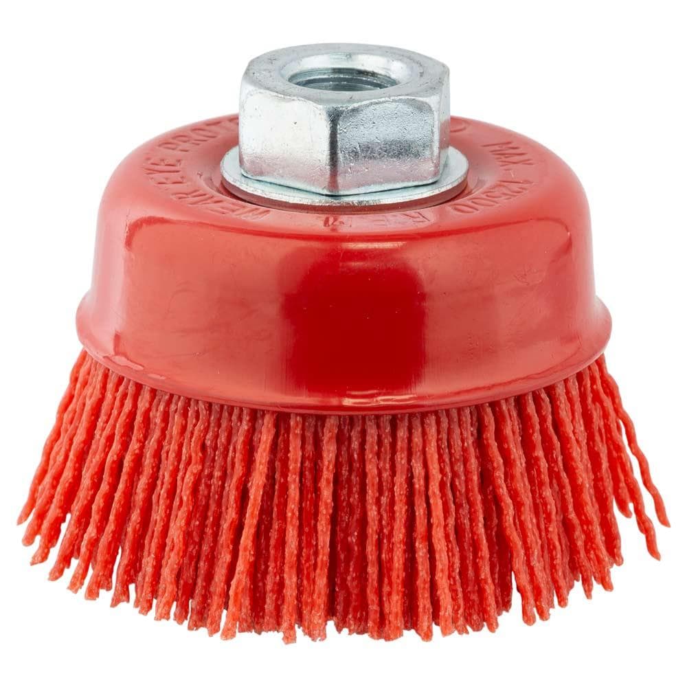 SIGMA Щітка дротяна чашоподібна Ø 75 мм М14×2 мм (нейлонова)