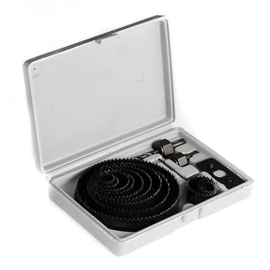 APRO Набір кільцевих пил 16 предметів, глибина 25 мм (19/22/25/28/38/44/51/64/76/89/102/127)