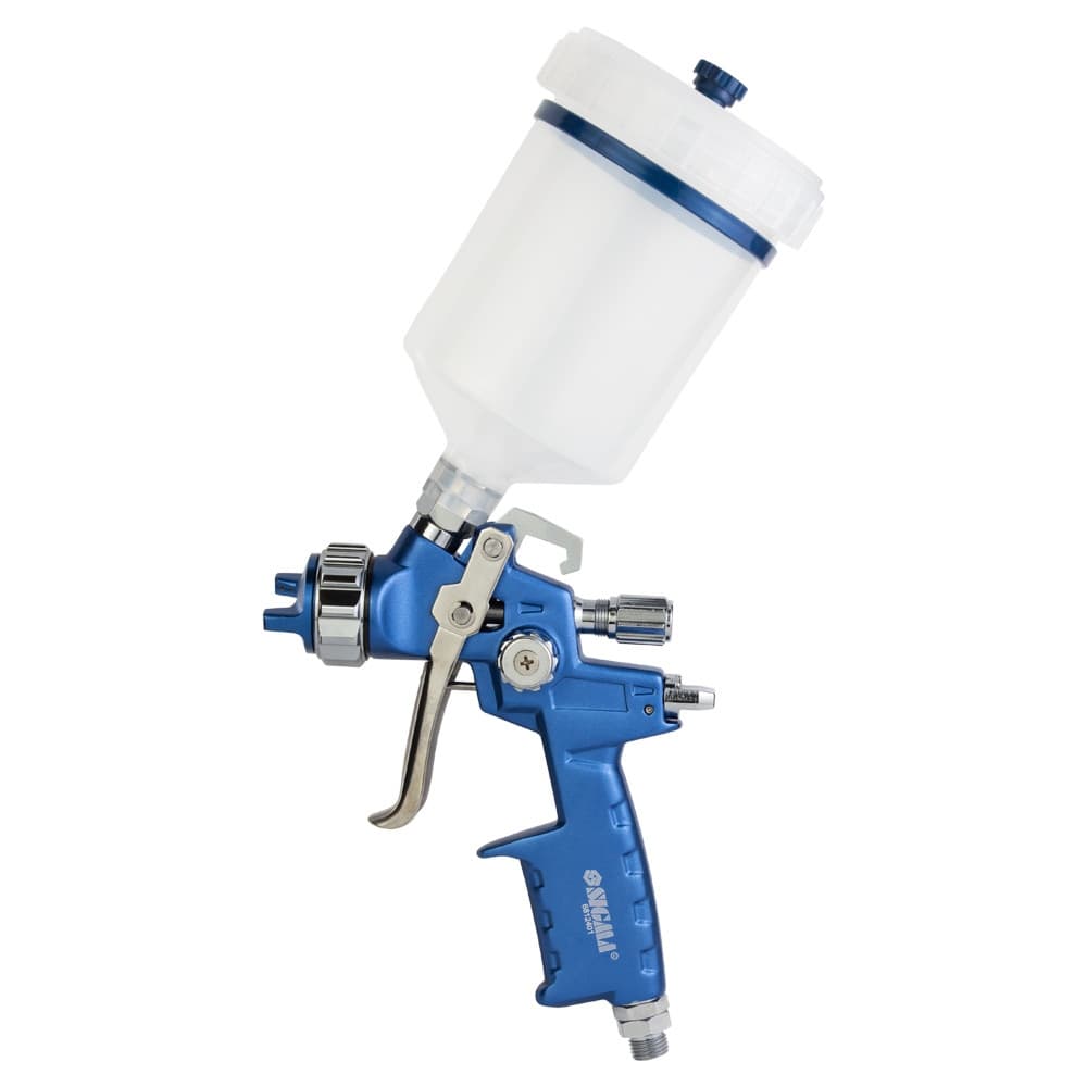 SIGMA Фарборозпилювач HVLP з верх.бачком 500 мл (Ø1.4 мм, 170-285л/хв, 2,5Бар) пластик REFINE