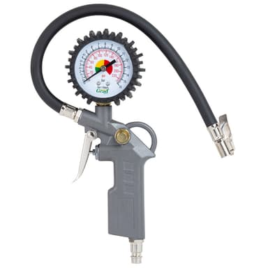 SIGMA Пневмопістолет для підкачування з хутром.манометром Ø 62 мм 12бар 200 л/хв шланг 340 мм Grad