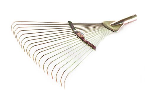 Граблі віялові регульовані 210—400мм 18 круглих прути СИЛА