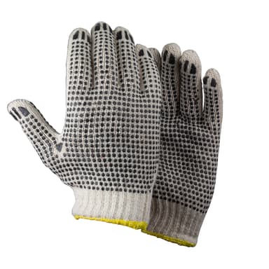 Рукавички трикотажні з крапковим ПВХ покриттям р9 (двосторонні, манжет) SIGMA (9442321)