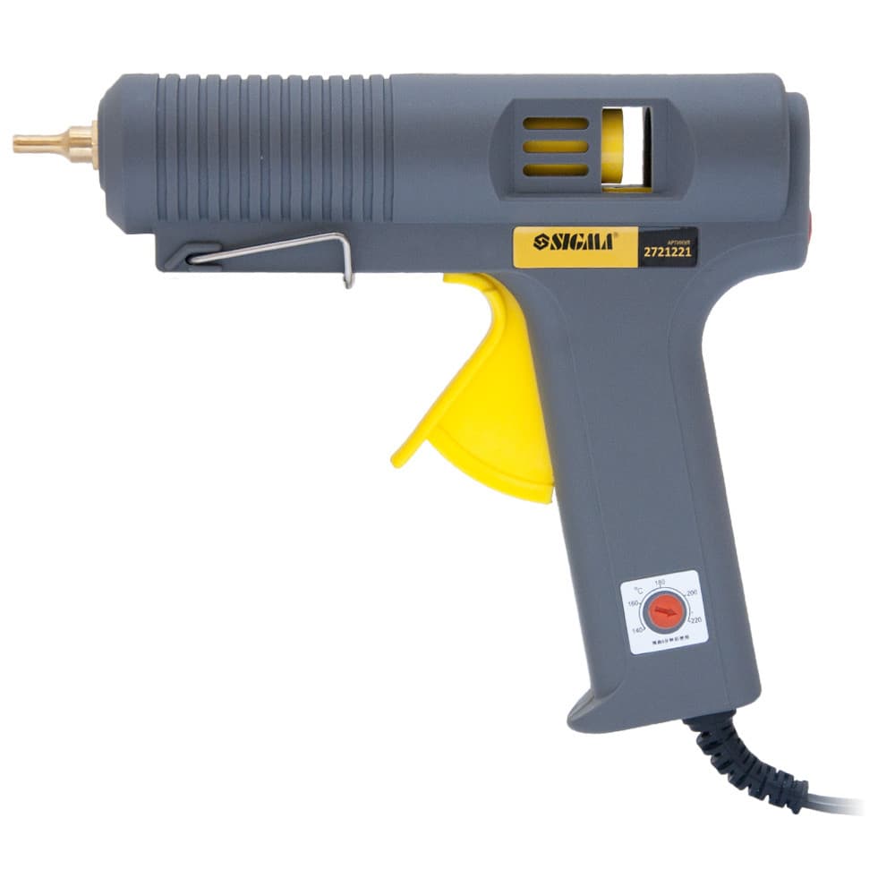 SIGMA Пістолет клейовий з регул.температури (140-220 °C) Ø11,2 мм 500 Вт