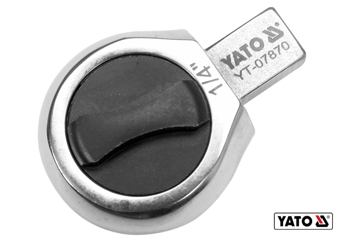 Головка динамометричного ключа YATO : 9-12 мм, квадрат- 1/4" (DW)