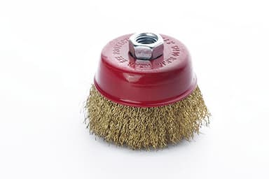 Щітка чаша латунна дріт 75мм (КШМ) APRO