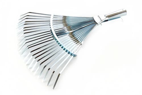 Граблі віялові регульовані 370—500мм оцинковані 22 пласких прути СИЛА