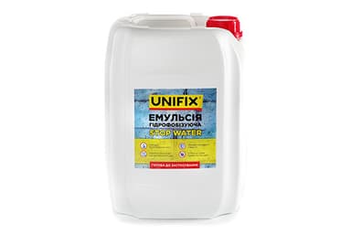 Емульсія гідрофобізуюча 10кг UNIFIX