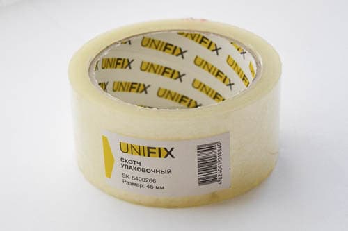 Стрічка клейка пакувальна 38мкм 45мм 200 SK-5400266 UNIFIX