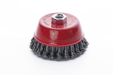 Щітка чаша сталеві витки 100мм (КШМ) APRO