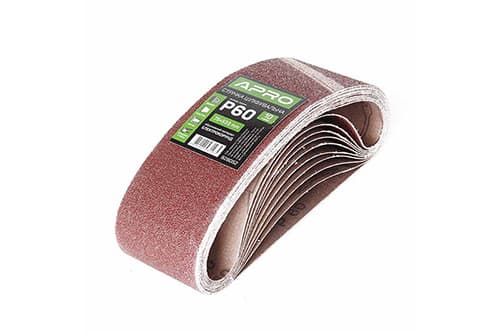Стрічка шліфувальна нескінченна APRO P60 75×533мм (10шт)