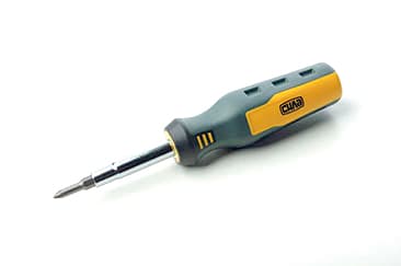 Викрутка універсальна CrV "Перекрут" (4 насадки) СИЛА