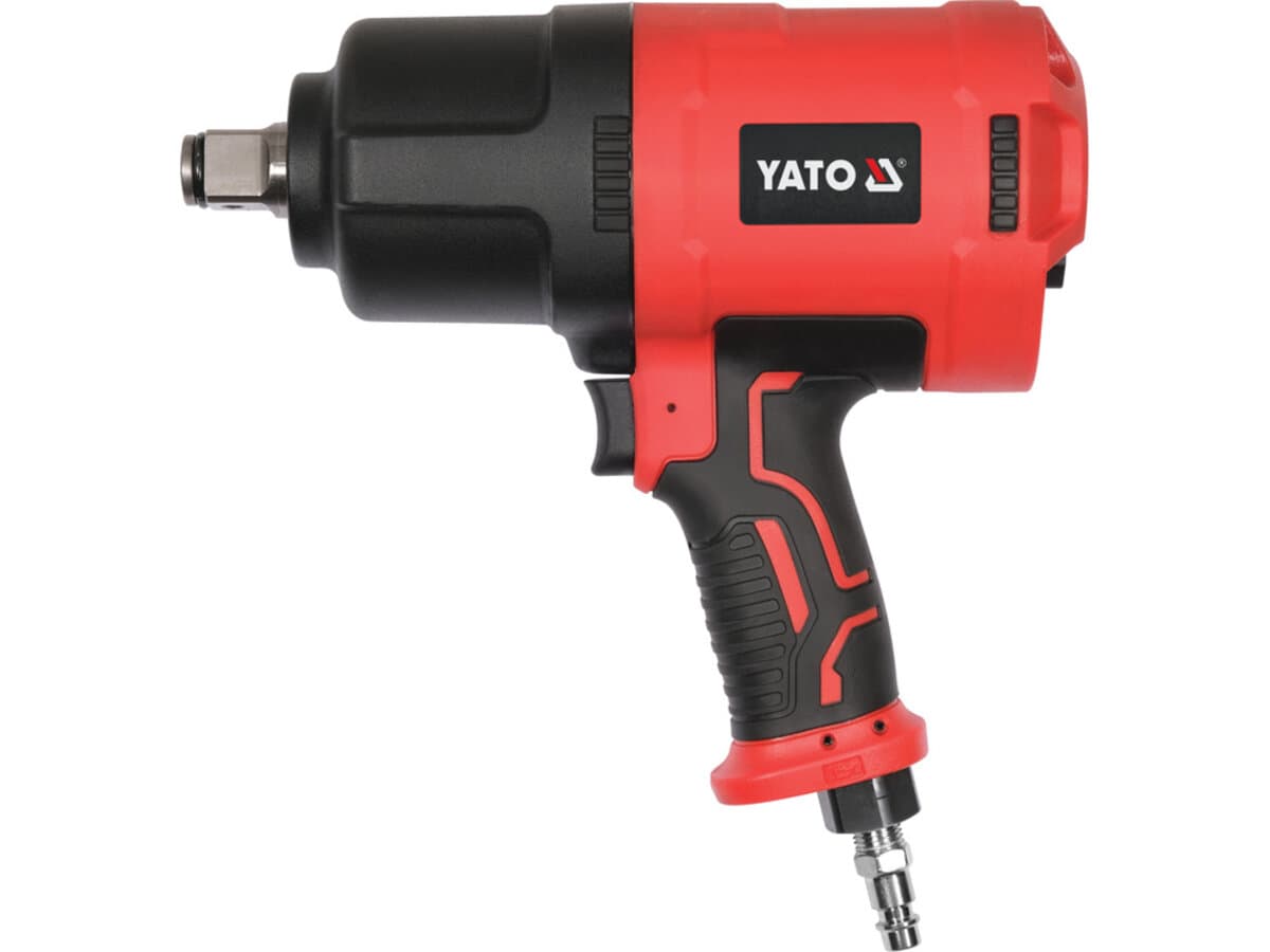 Гайковерт ударний пневматичний YATO : квадрат 3/4", F= 2300 Nm, 7000 об./хв, спожив.повітря 255 л/хв