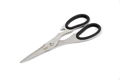Ножиці господарські залізні ручки з гумовою вставкою 19см СИЛА