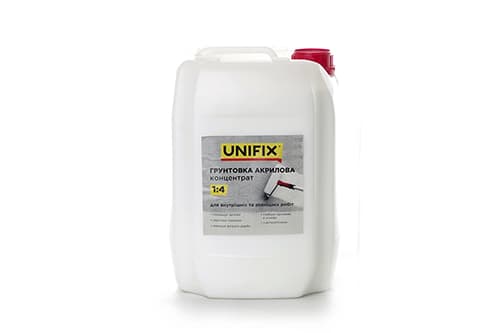 Грунтовка акрилова концентрат 1:4 глибокого проникнення 10кг Unifix