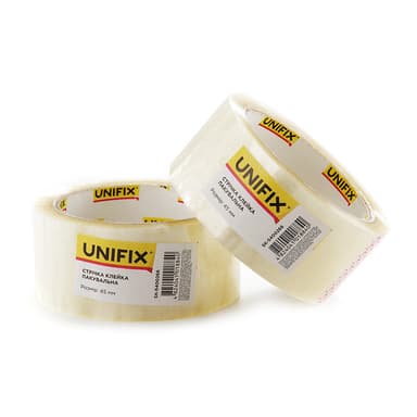 UNIFIX Стрічка клейка пакувальна (скотч) 38 мкм 45 мм 200 м