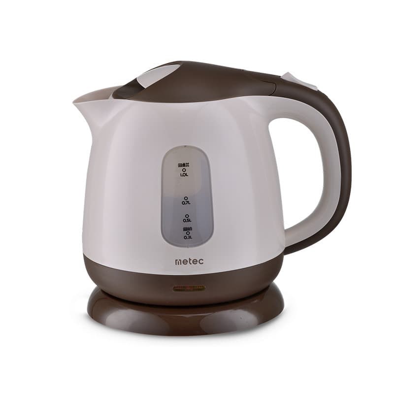 METEC Електрочайник EK-01PBC 1л, 900-1100Вт, корпус пластик, кавовий