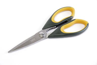 Ножиці господарські пластикові ручки з гумовою вставкою 22,5см СИЛА