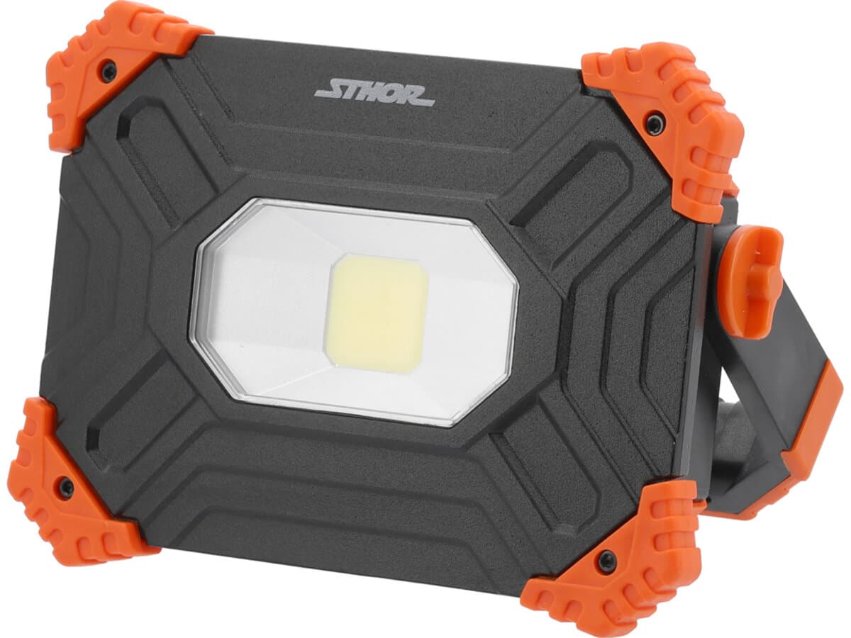 Прожектор переносний COB LED діодний STHOR від Li-Ion акумул 3.7V 6,6 АГ P= 20Вт, світл. P= 2000 lm