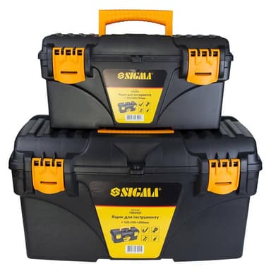 SIGMA Набір ящиків для інструменту 2в1 410×209×195 мм, 535×291×280 мм