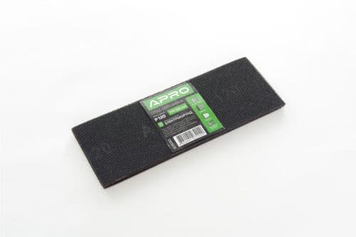 Сітка абразивна APRO P120 105*280мм електрокорунд (10шт)