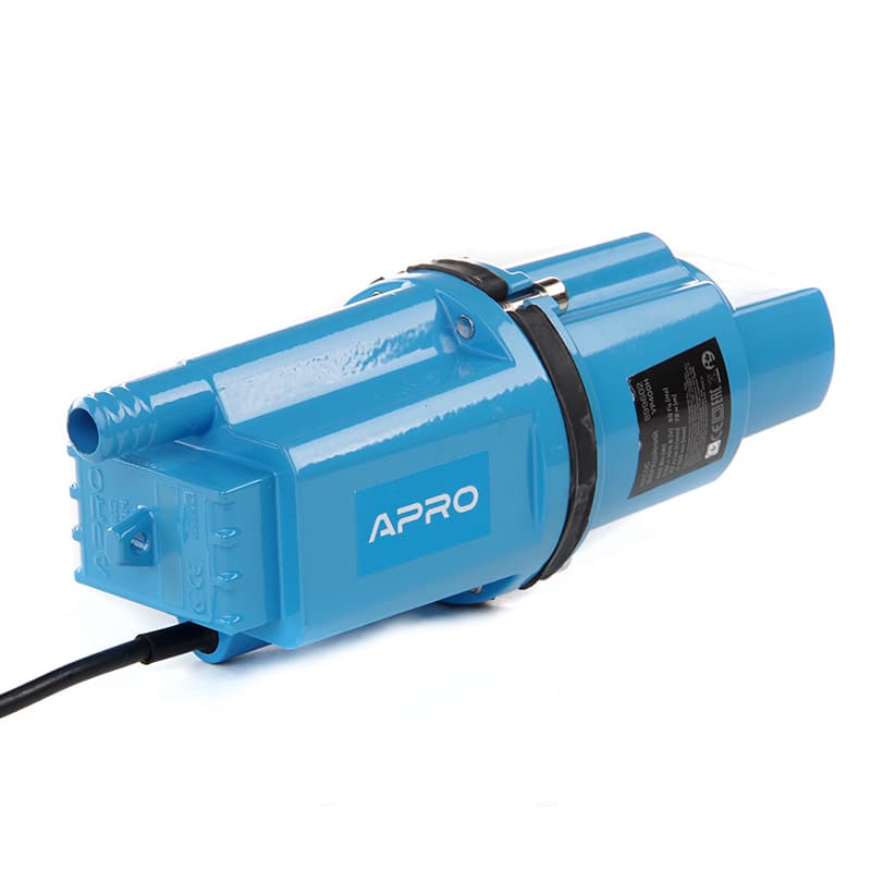 APRO Насос вібраційний VP400Н нижн. забор, 400 Вт, 22 л/хв, 2 клапана, кабель 15 м