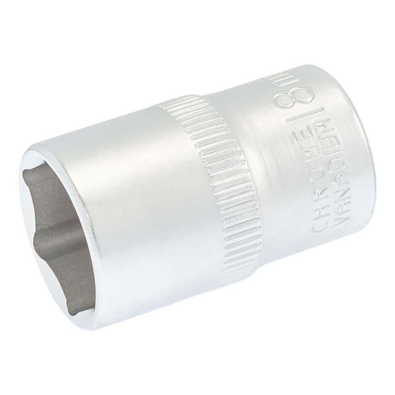 Насадка торцева 6-гранная 1/2" 18мм CrV