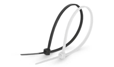 POLAX Стяжка нейлонова 3х250мм, чорна (100 шт в пак.)