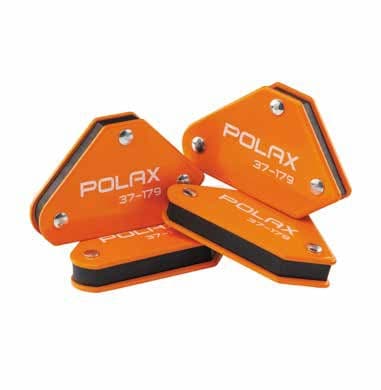 POLAX Набір тримачів магнітних для зварювання 4 шт: 45°, 90°, 135°, 4 кг, 53*37*47*7 мм