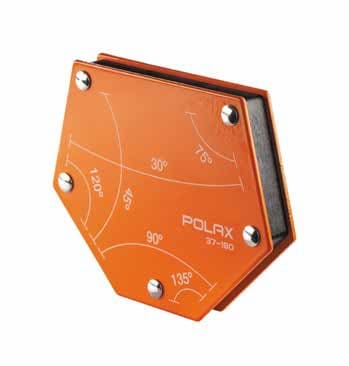 POLAX Тримач магнітний для зварювання "трапеція": 30°, 45°, 60°, 75°, 90°, 135°, 22 кг, 115*90*17 мм