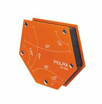 POLAX Тримач магнітний для зварювання "трапеція": 30°, 45°, 60°, 75°, 90°, 135°, 34 кг, 145*110*25 м