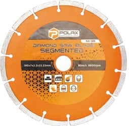 POLAX Диск алмазний Segmented 125x7x2.1x22.23, 25%