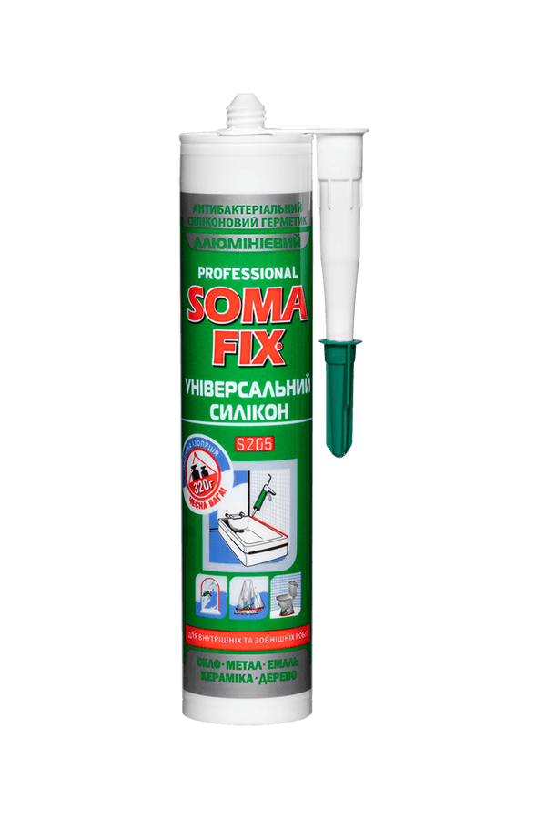 SOMA FIX Силікон універсальний (сірий) 280 мл.
