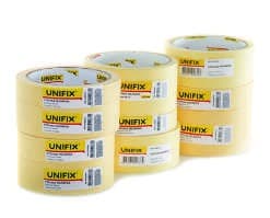 UNIFIX Стрічка клейка малярна (скотч) 140 мкм преміум 20 мм 40 м
