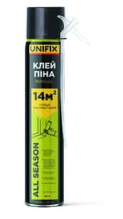 UNIFIX Клей-піна ручна 850 мл 14 м²