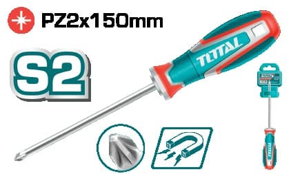 TOTAL Хрестова викрутка (PZ2х150мм)