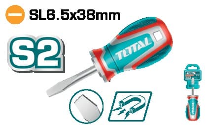 TOTAL Викрутка шліцева 6,5*38мм